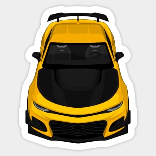 camaro zl1 1le gold Sticker